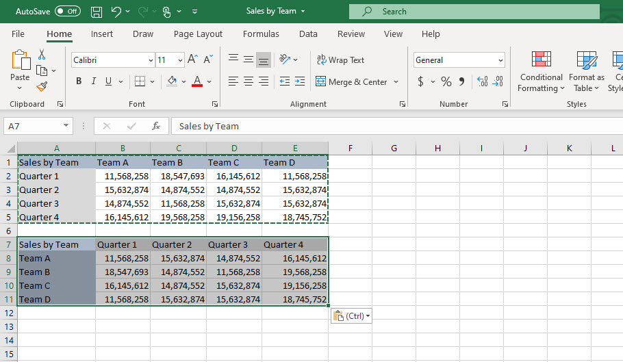 How Do I Transpose Rows To Columns In Pivot Table