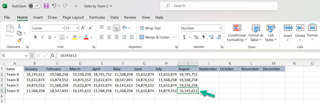 using-fill-handle-to-copy-same-value-in-multiple-cells-in-excel